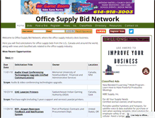 Tablet Screenshot of officesupplybids.com